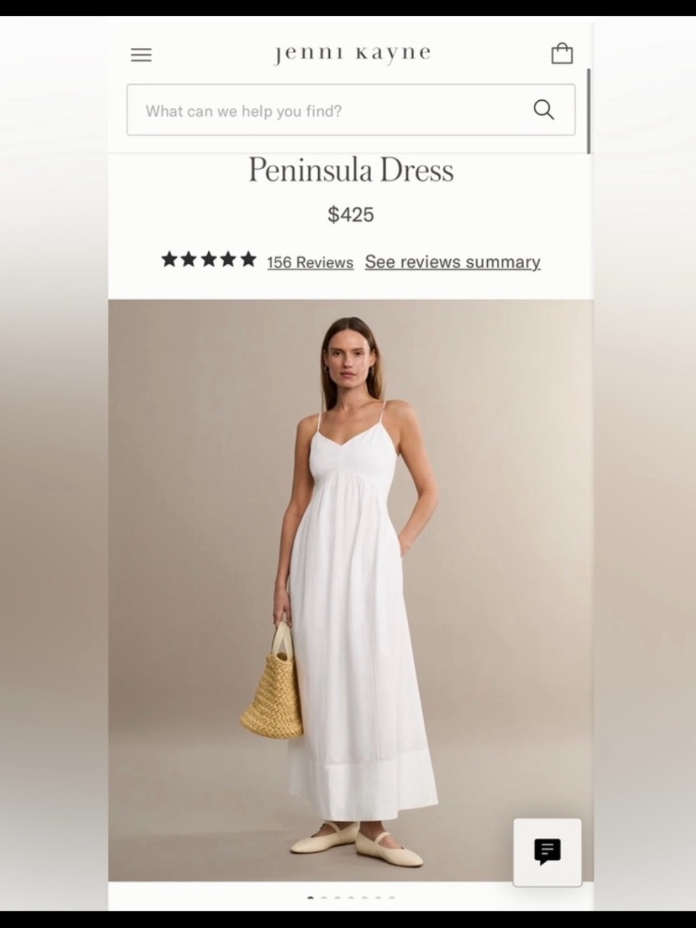 Jenni Kayne Peninsula Dress White